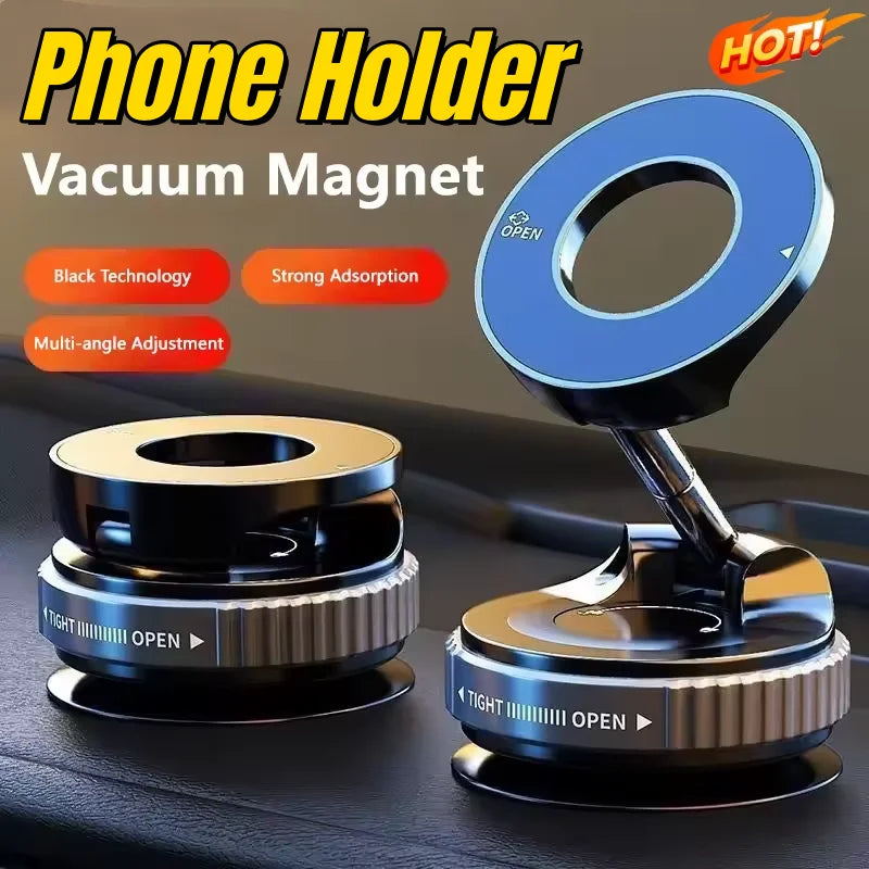 Magnetic Car Phone Holder – Foldable 360° Mount